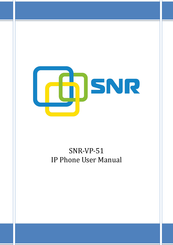 SNR SNR-VP-51 User Manual