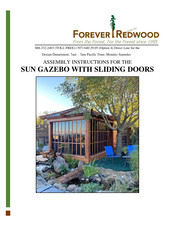 Forever Redwood SUN Assembly Instructions Manual