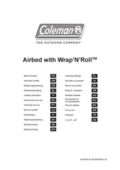 Coleman Airbed with Wrap'N'Roll Instruction Leaflet