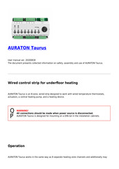 AURATON Taurus User Manual