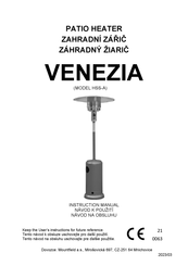 Changzhou Gardensun Furnace VENEZIA HSS-A Instruction Manual