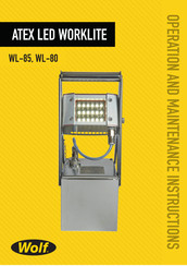 Wolf ATEX LED WORKLITE Operation And Maintenance Instruction