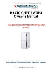 Magic Chef EWDH4 Use & Care Manual