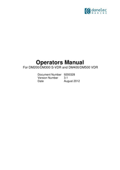 Danelec Marine DM400 VDR Operator's Manual
