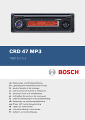 Bosch 7 620 210 011 Operating And Installation Instructions