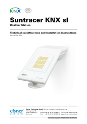 Elsner Elektronik Suntracer KNX sl Technical Specifications And Installation Instructions