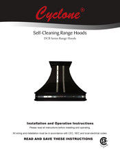 CyClone Design DCB40SS Installation And Operation Instruction Manual