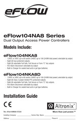 Altronix eFlow104NKA8 Installation Manual