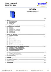 Snaptec Australia AKKUTEC 4806 User Manual
