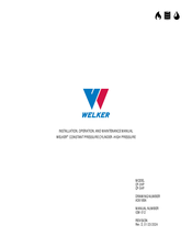 Welker CP-2HP Installation, Operation And Maintenance Manual