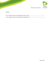Aztech 605EW How To Configure