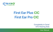 NANO First Ear pro CIC User Manual