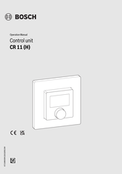 Bosch CR 11 H Operation Manual