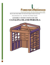 Forever Redwood CATALINA ISLAND PERGOLA Assembly Instructions Manual