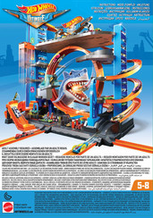 Mattel Hot Wheels Ultinate GARAGE FTB69 Instructions Manual