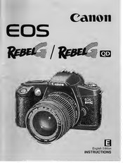 Canon EOS Rebel G QD Instructions Manual