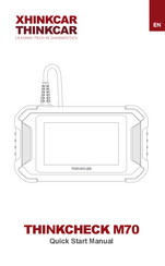 Thinkcar THINKCHECK M70 Quick Start Manual