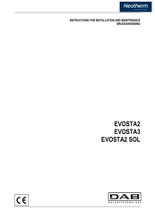 Neotherm EVOSTA2 145/ SOL Series Instruction For Installation And Maintenance