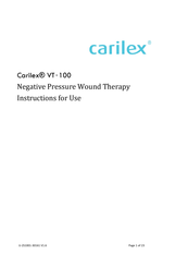 Carilex VT 100 Instructions For Use Manual