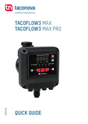Taconova TACOFLOW3 MAX Quick Manual
