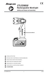Snap-On CTLED9050 Original Instructions Manual