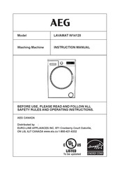 AEG LAVAMAT W14120 Instruction Manual