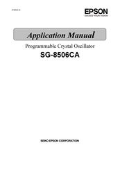 Epson SG-8506CA Applications Manual