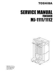 Toshiba MJ-1111 Service Manual