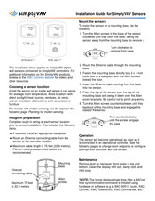 KMC Controls STE-8001 Installation Manual
