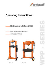 unicraft WPP 30 E Operating Instructions Manual