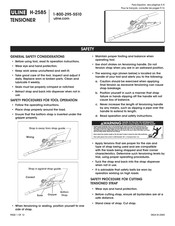 U-Line H-2585 Manual