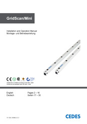 Cedes GridScan/Mini Installation And Operation Manual