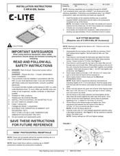 C-LITE C-AR-A-AL3-22L-40K-UL-BZ Installation Instructions Manual