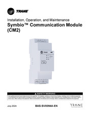 Trane Symbio CM2 Installation, Operation And Maintenance Manual