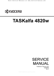 Kyocera TASKalfa 4820w Service Manual