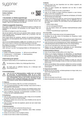 Sygonix SY-5996204 Operating Instructions Manual