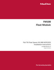 MacDon 335322 Installation Instructions Manual