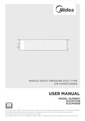 Midea UCMI70OB User Manual