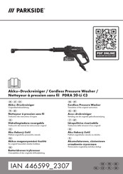 Parkside 446599 2307 Translation Of The Original Instructions