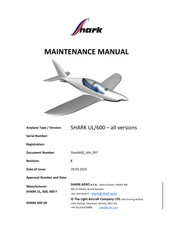 Shark 600 F Maintenance Manual
