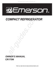 Emerson CR175W Owner's Manual
