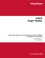 MacDon 170642 Installation Instructions Manual
