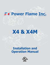 Power Flame X4M-700HTD Installation And Operation Manual