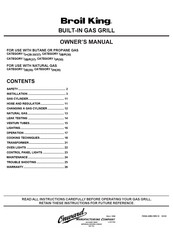 Onward Broil King 9970-83 Owner's Manual