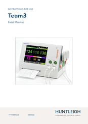 Arjo HUNTLEIGH Sonicaid Team3 Instructions For Use Manual