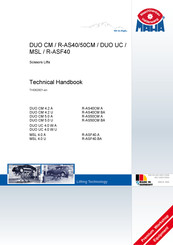 MAHA DUO CM 4.2 A Technical Handbook