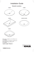 Kohler K-14016-B11 Installation Manual