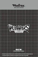 Milton Bradley GCE Vectrex Web Wars Manual