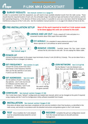 scope F-LINK MK4 Quick Start Manual