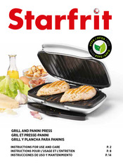 STARFRIT 024506 Instructions For Use And Care Manual